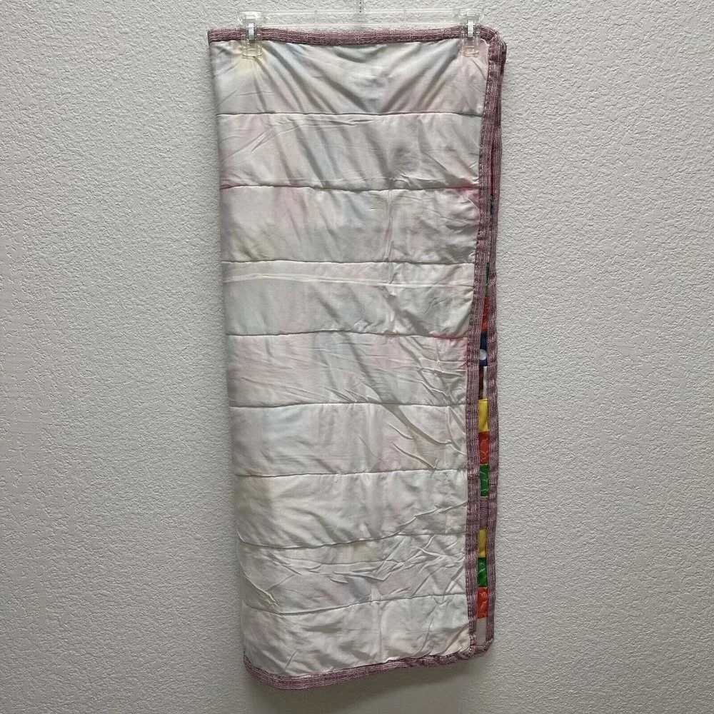 Vintage Quilt Mixed Fabrics Quilted 35